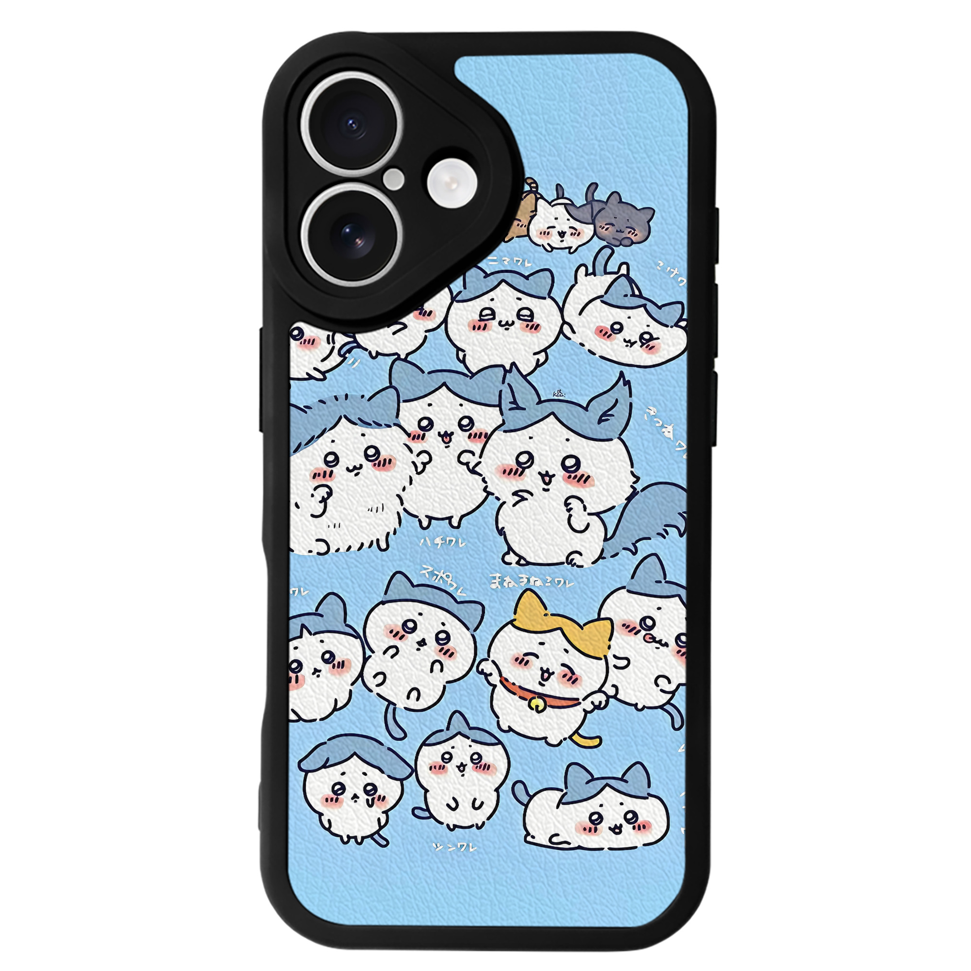 （画像用） ちいかわ Chii-kawa 【iPhone 16シリーズ対応】シリコンスマホケース（レザー調） 材質：シリコン